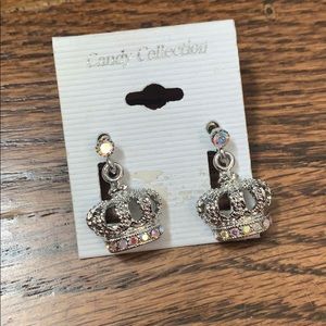 Crown earrings